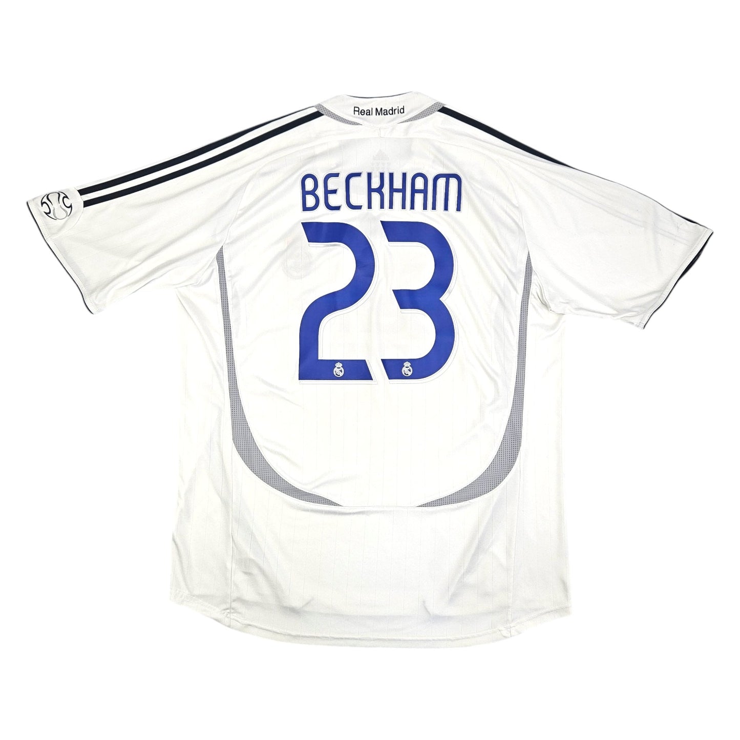 2006/07 Real Madrid Home Football Shirt (XL) Adidas #23 Beckham