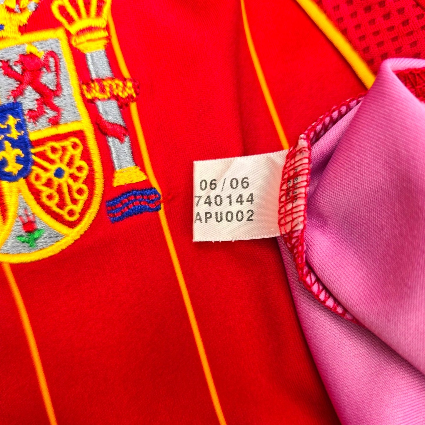 2006/07 Spain Home Football Shirt (M) Adidas #9 Torres