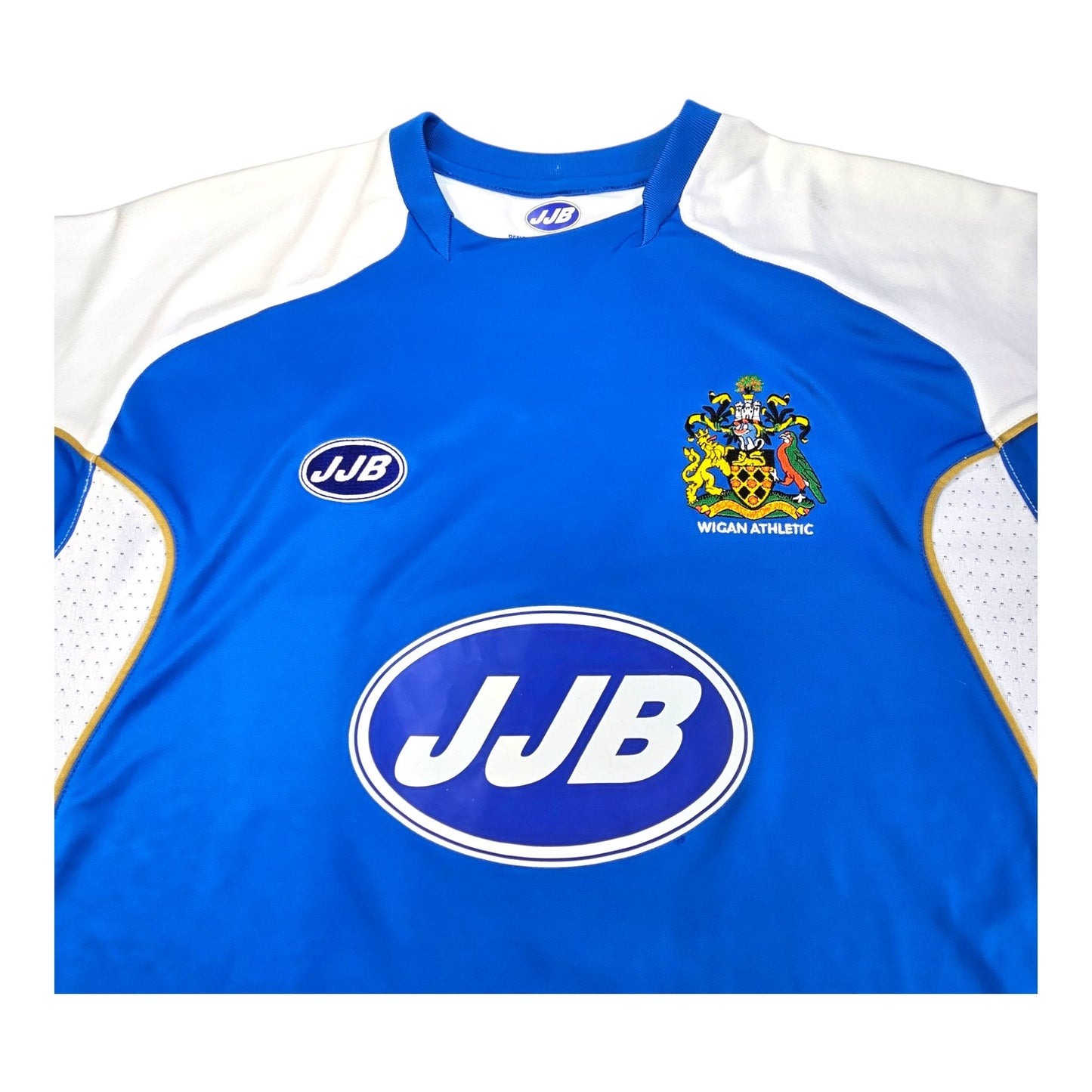 2006/07 Wigan Athletic Home Football Shirt (M) JJB #7 Camara