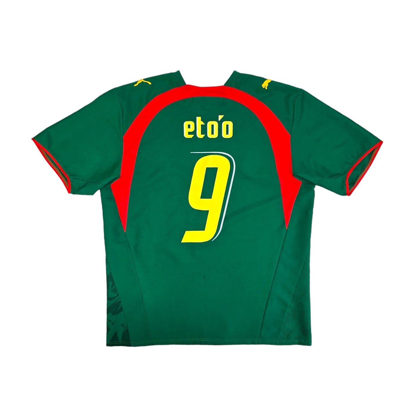 2006/08 Cameroon Home Football Shirt (L) Puma #9 Eto'o
