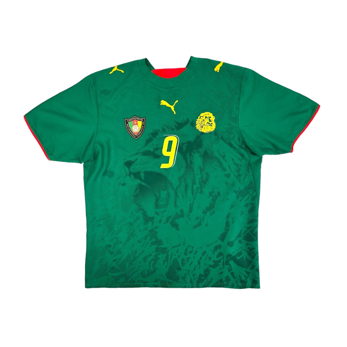 2006/08 Cameroon Home Football Shirt (L) Puma #9 Eto'o