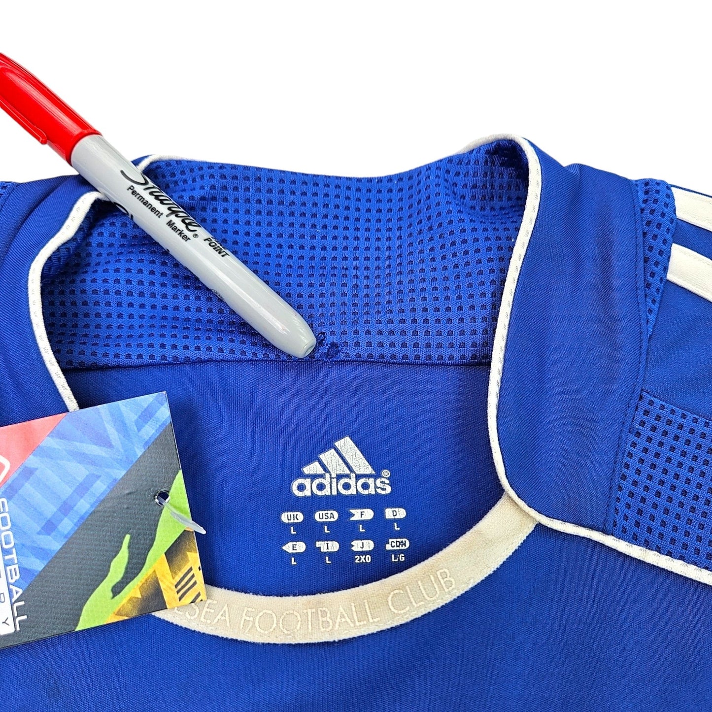 2006/08 Chelsea Home Football Shirt (L) Adidas #11 Drogba