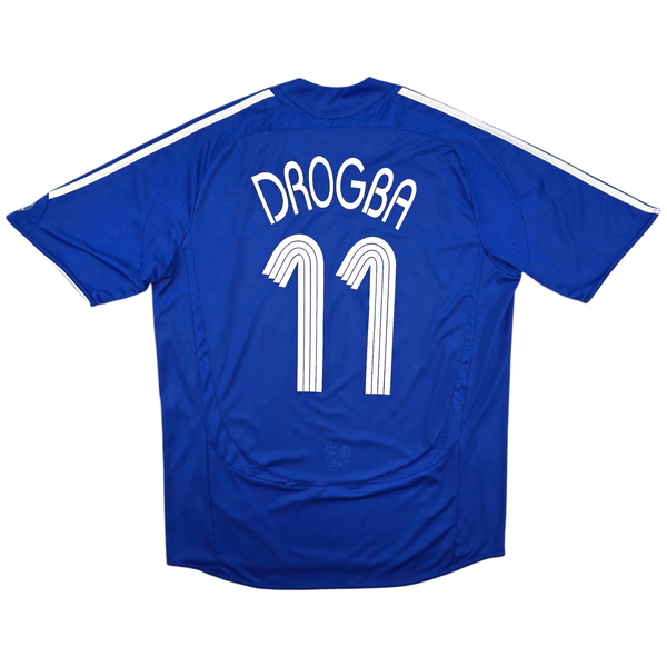 2006/08 Chelsea Home Football Shirt (L) Adidas #11 Drogba