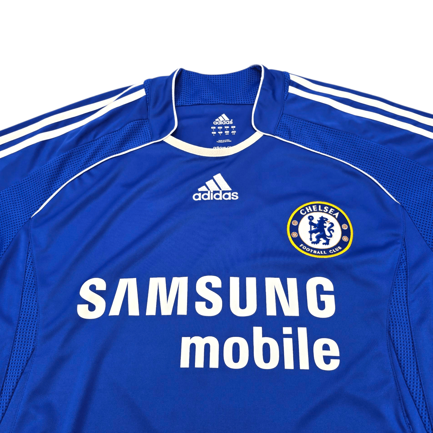 2006/08 Chelsea Home Football Shirt (L) Adidas #3 A. Cole