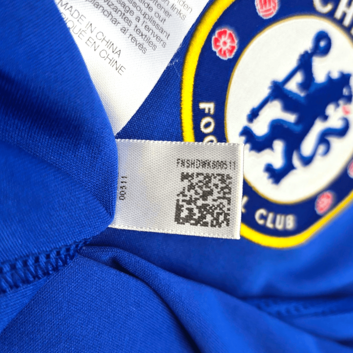 2006/08 Chelsea Home Football Shirt (L) Adidas #3 A. Cole