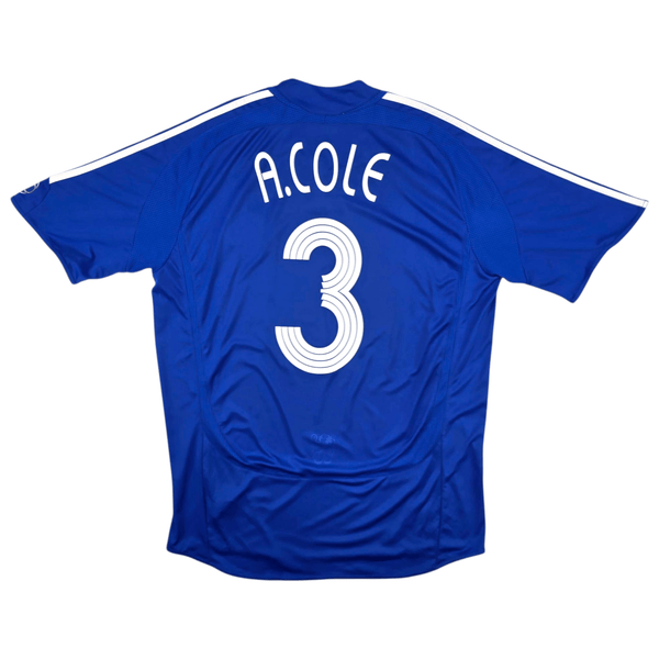 2006/08 Chelsea Home Football Shirt (L) Adidas #3 A. Cole