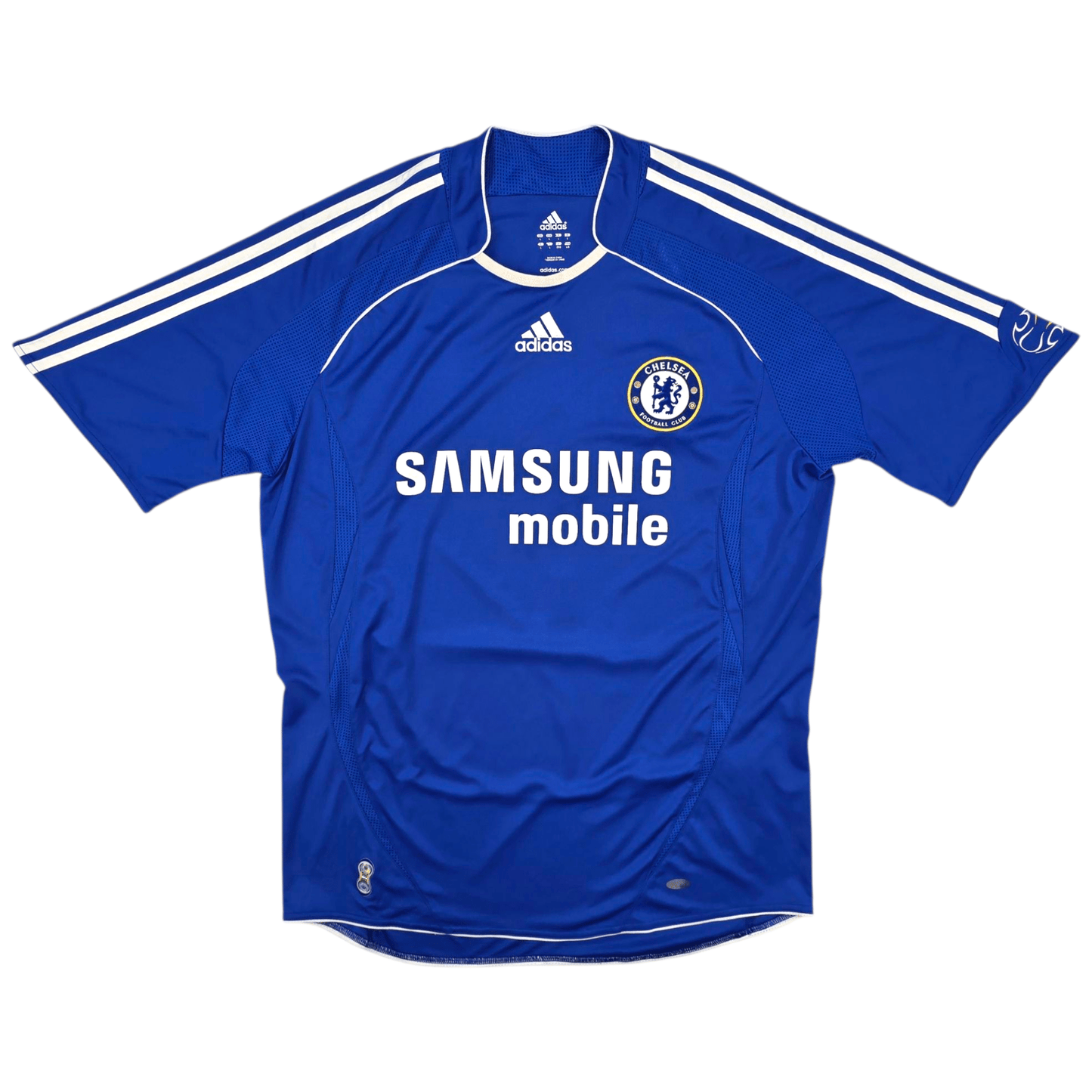 2006/08 Chelsea Home Football Shirt (L) Adidas #3 A. Cole