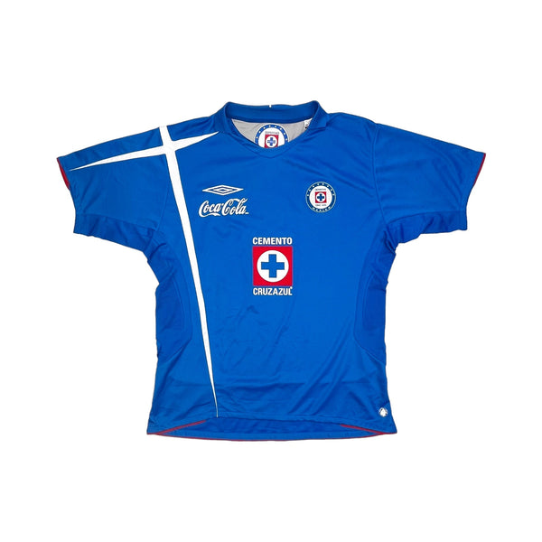 2006/08 Cruz Azul Home Football Shirt (L) Umbro # 9