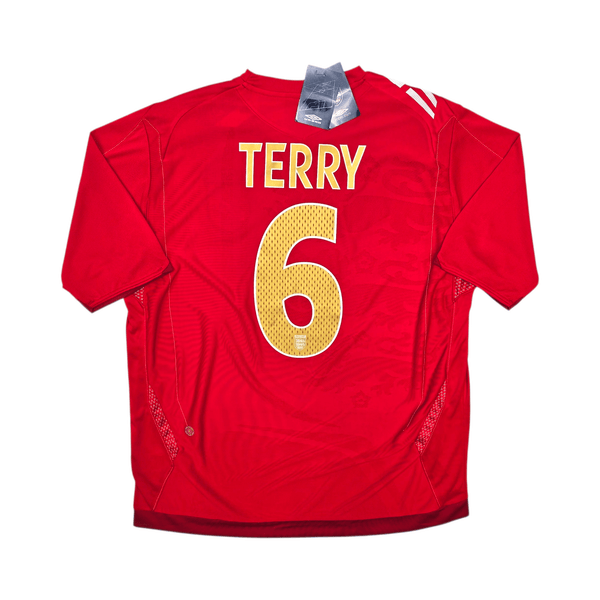2006/08 England Away Football Shirt (XL) Umbro #6 Terry (BNWTs)