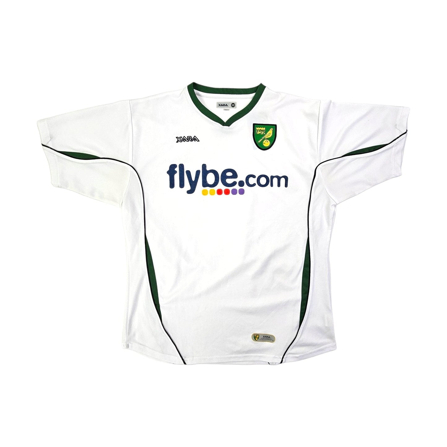 2006/08 Norwich City Away Football Shirt (L) XARA #9 Dublin