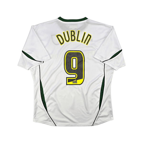 2006/08 Norwich City Away Football Shirt (L) Xara #9 Dublin