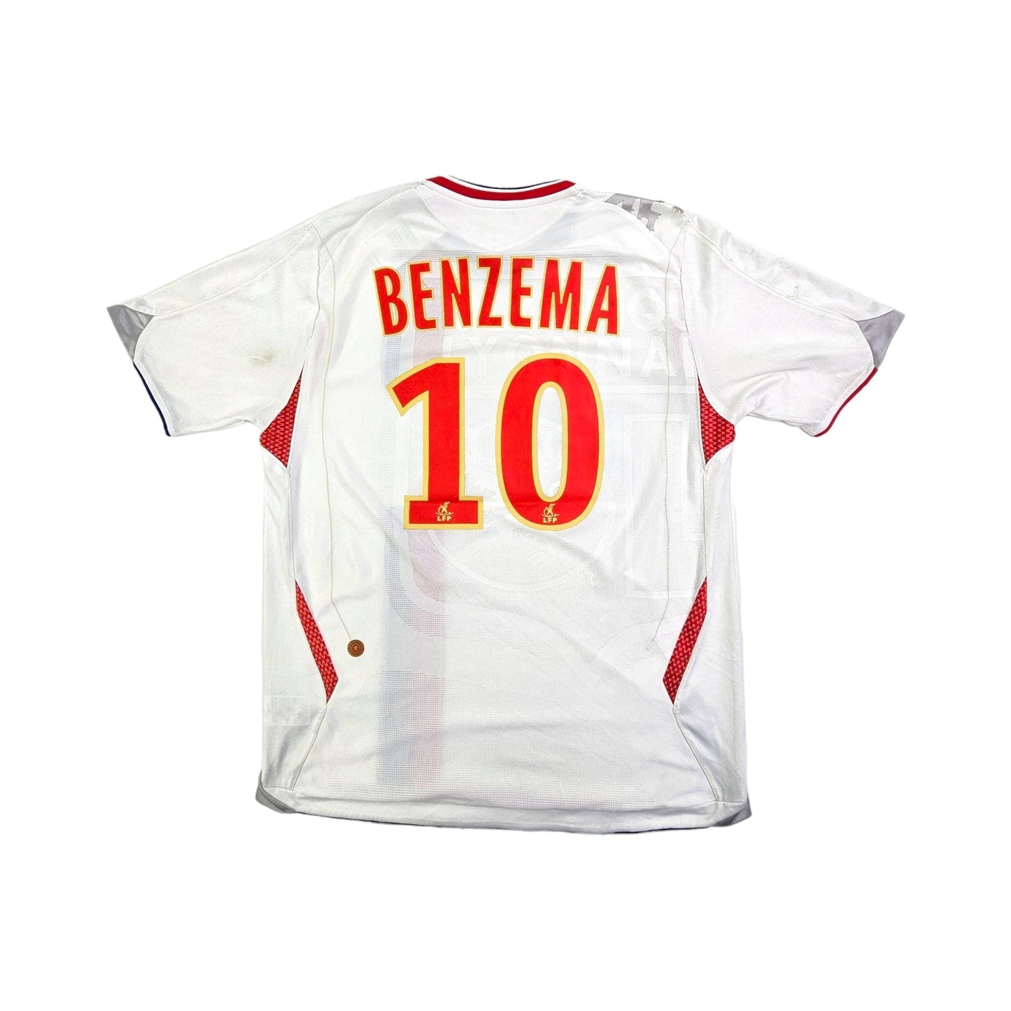 2006/08 Olympique Lyonnais Home Football Shirt (L) Umbro #10 Benzema