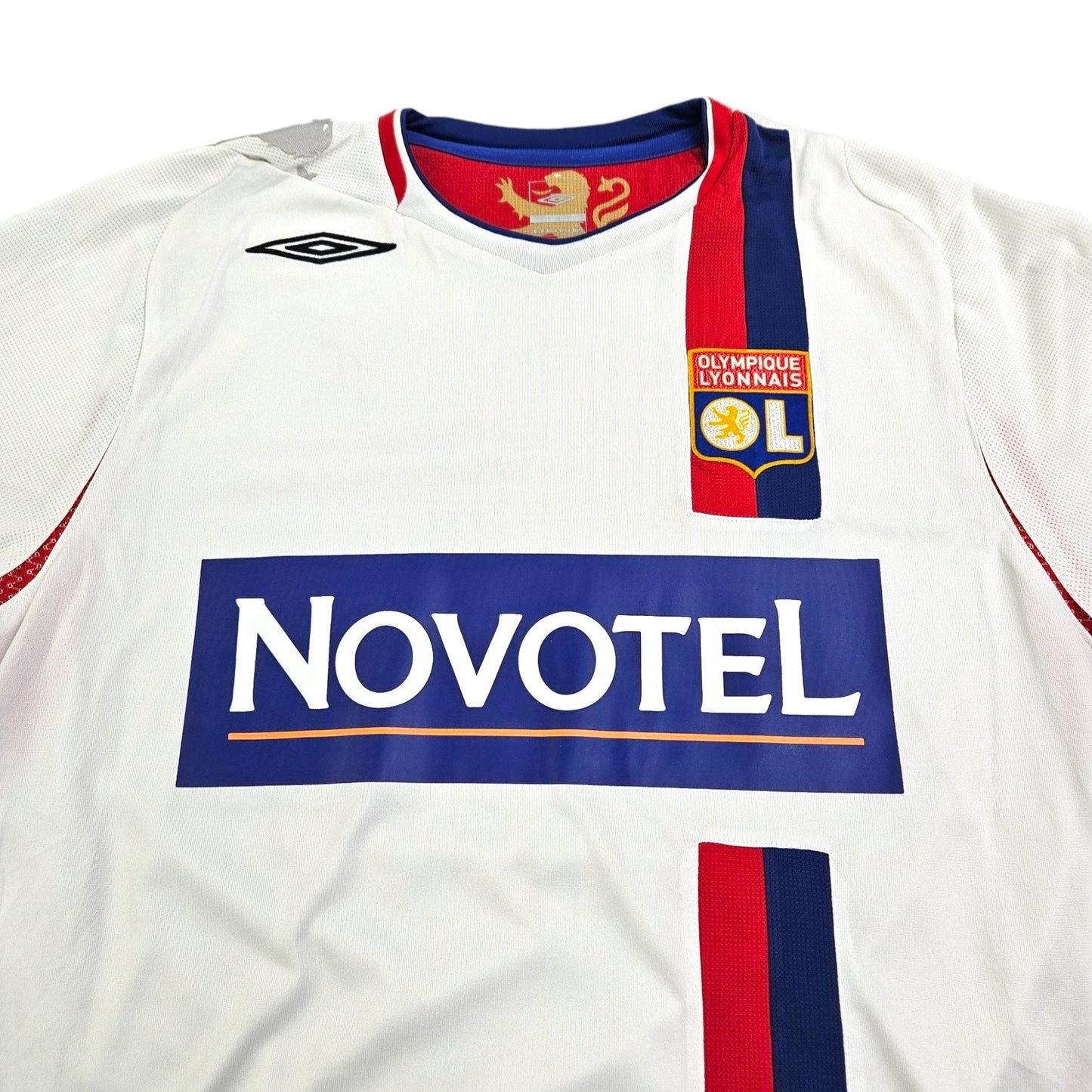 2006/08 Olympique Lyonnais Home Football Shirt (L) Umbro #10 Benzema