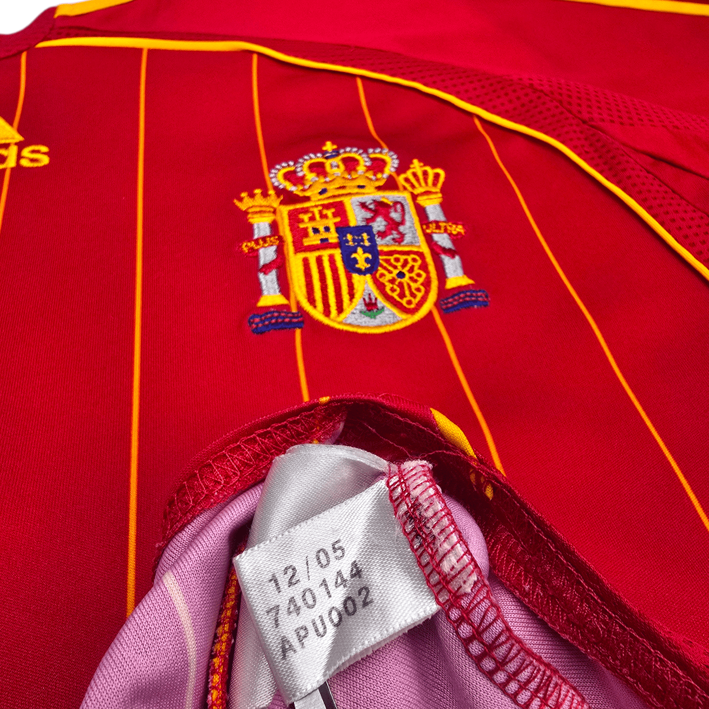 2006/08 Spain Home Football Shirt (M) Adidas #14 Alonso