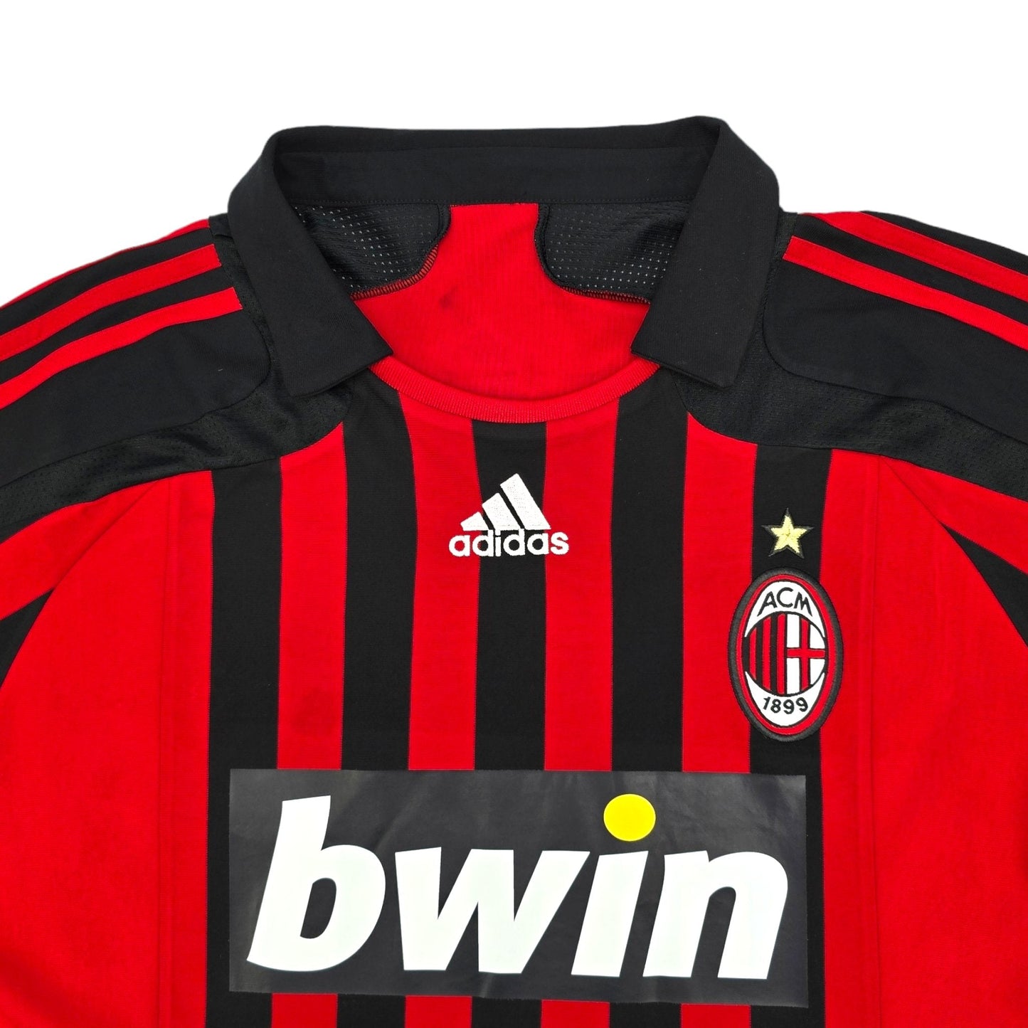 2007/08 AC Milan Home Football Shirt (L) Adidas #10 Seedorf