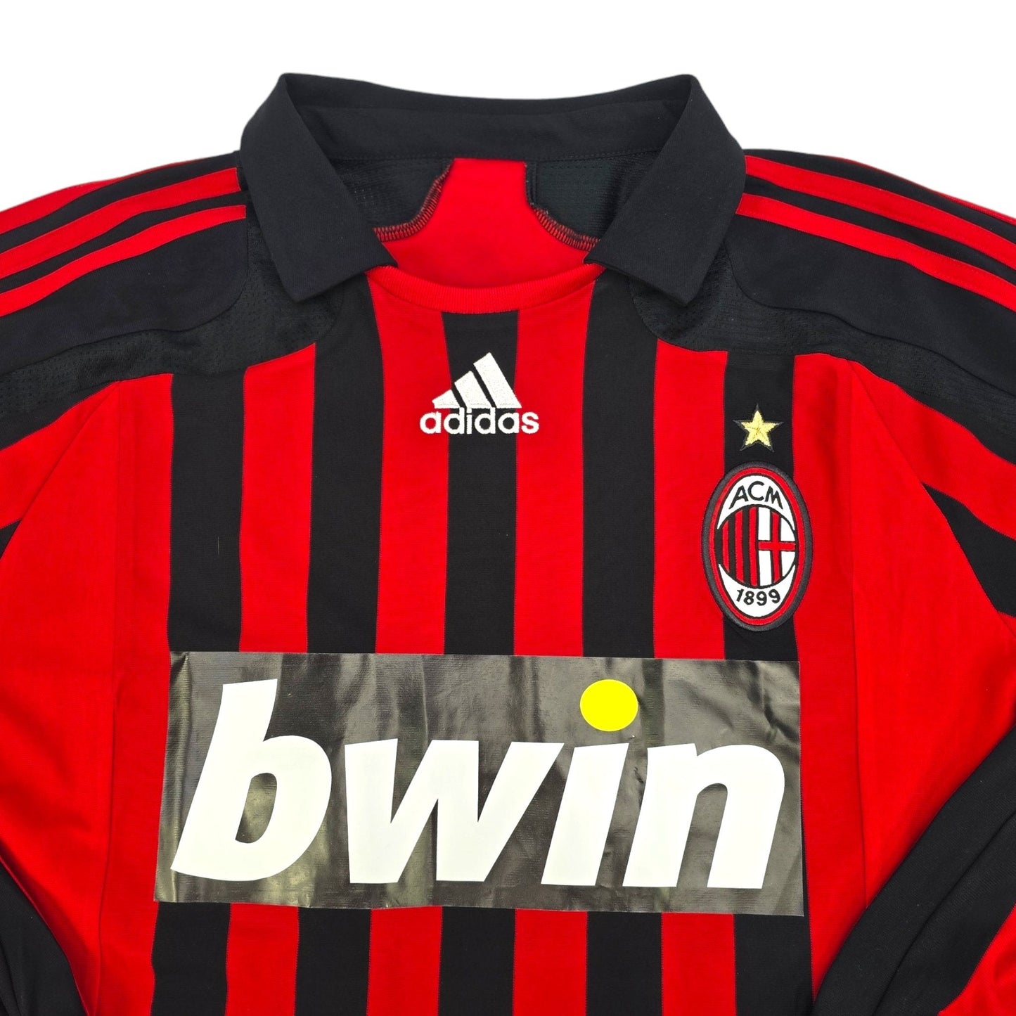 2007/08 AC Milan Home Football Shirt (M) Adidas #99 Ronaldo
