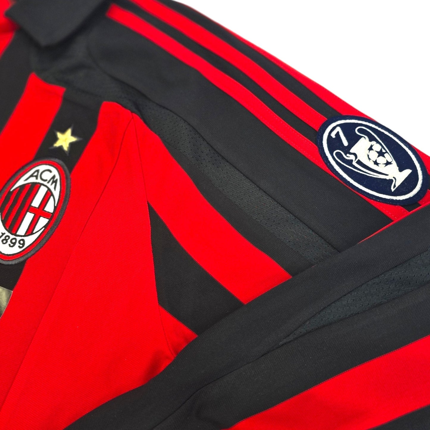2007/08 AC Milan Home Football Shirt (M) Adidas #99 Ronaldo