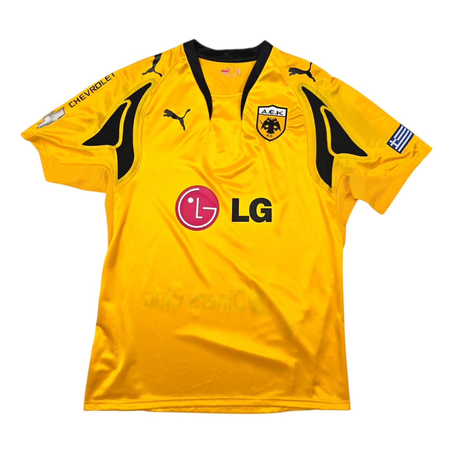 2007/08 AEK Athens Home Football Shirt (L) Puma