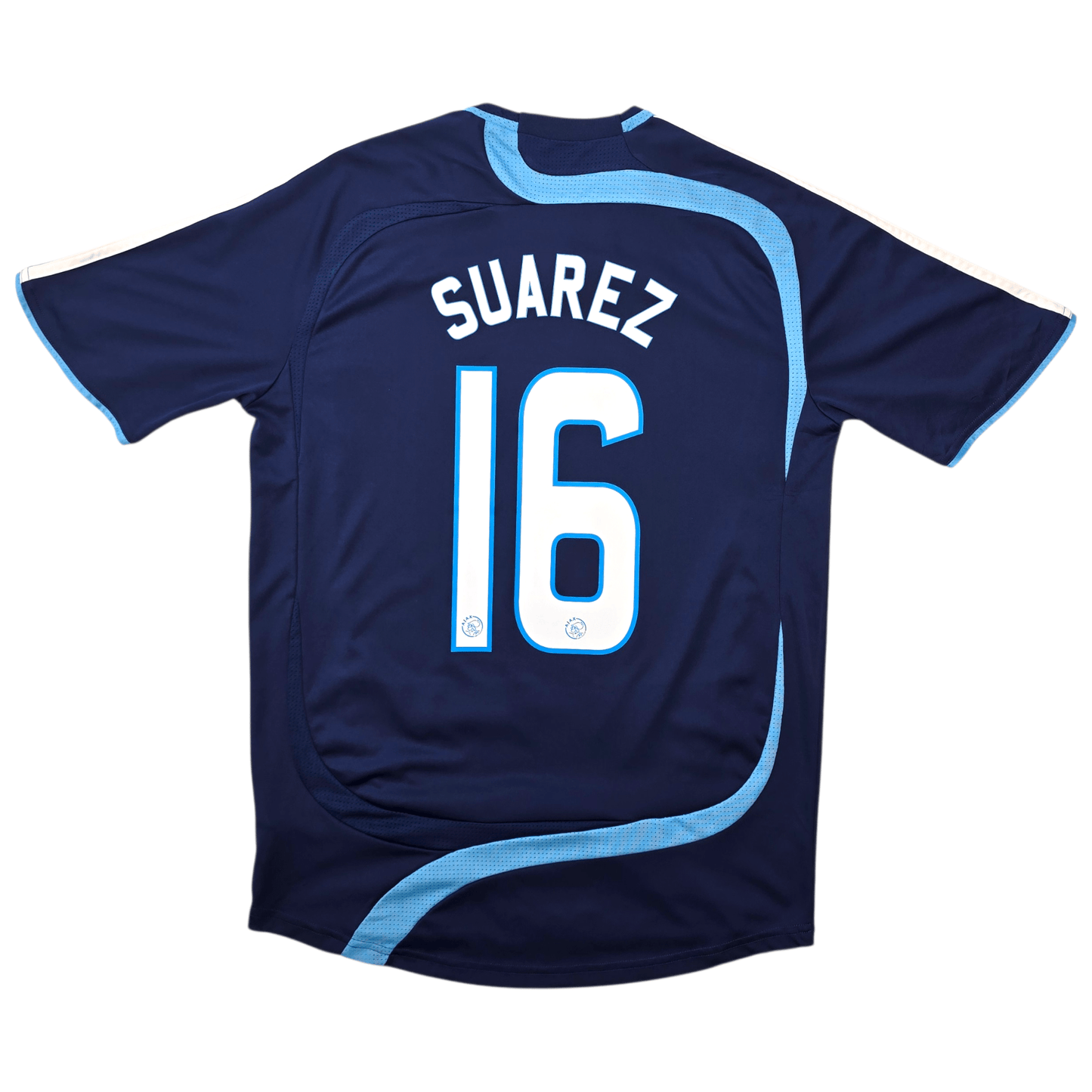2007/08 Ajax Away Football Shirt (S) Adidas #16 Suarez