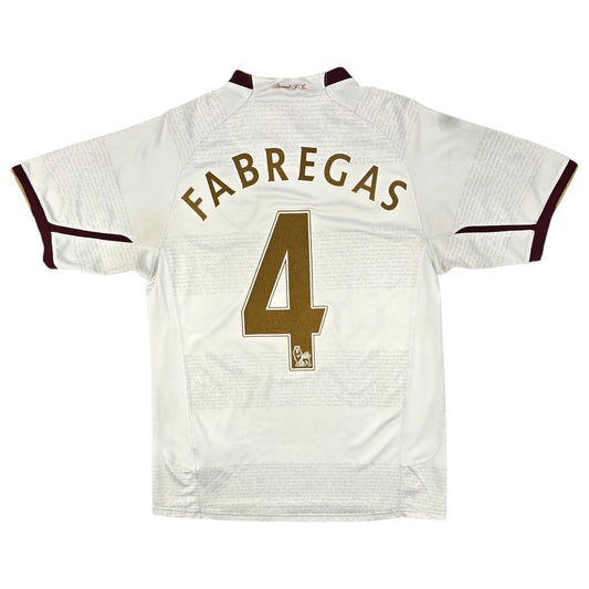 2007/08 Arsenal Away Football Shirt (S) Nike #4 Fabregas