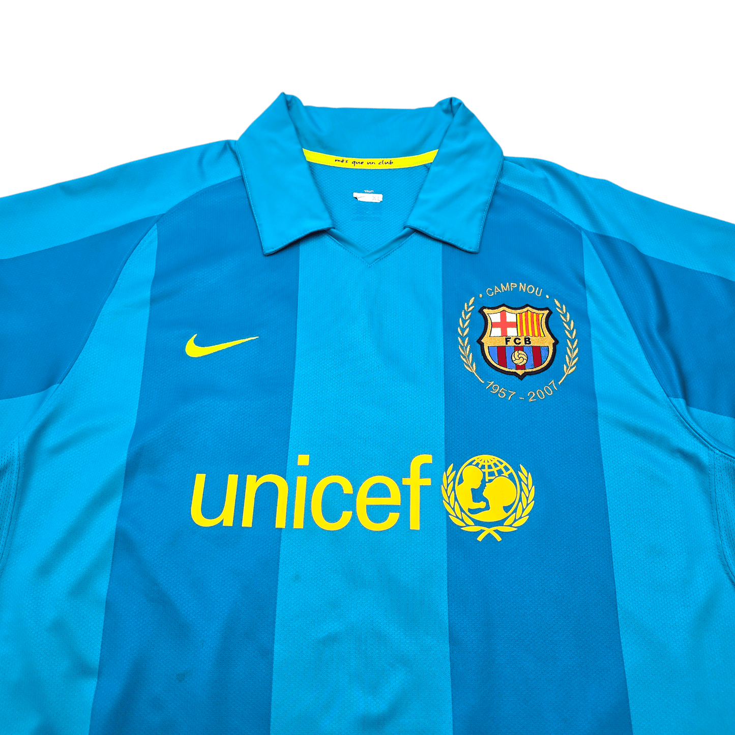 2007/08 Barcelona Away Football Shirt (XL) Nike #19 Messi