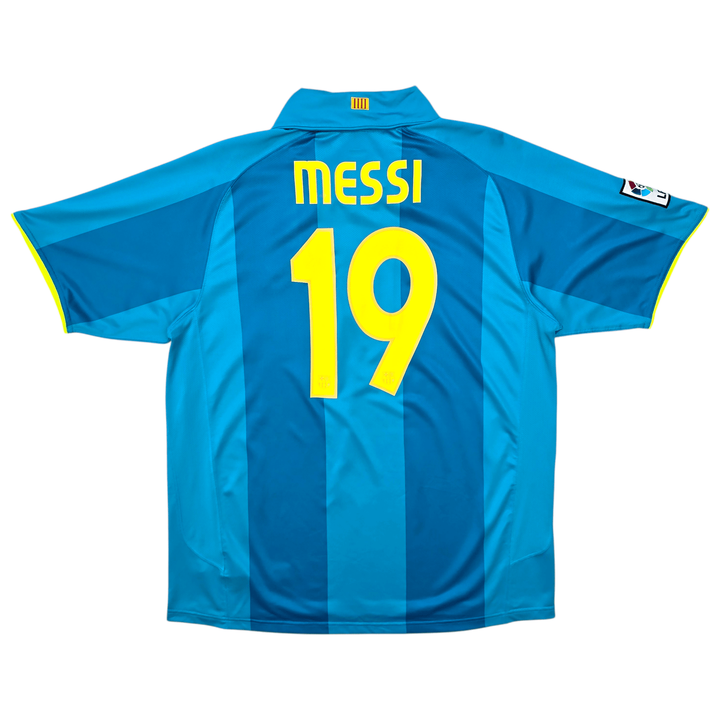 2007/08 Barcelona Away Football Shirt (XL) Nike #19 Messi