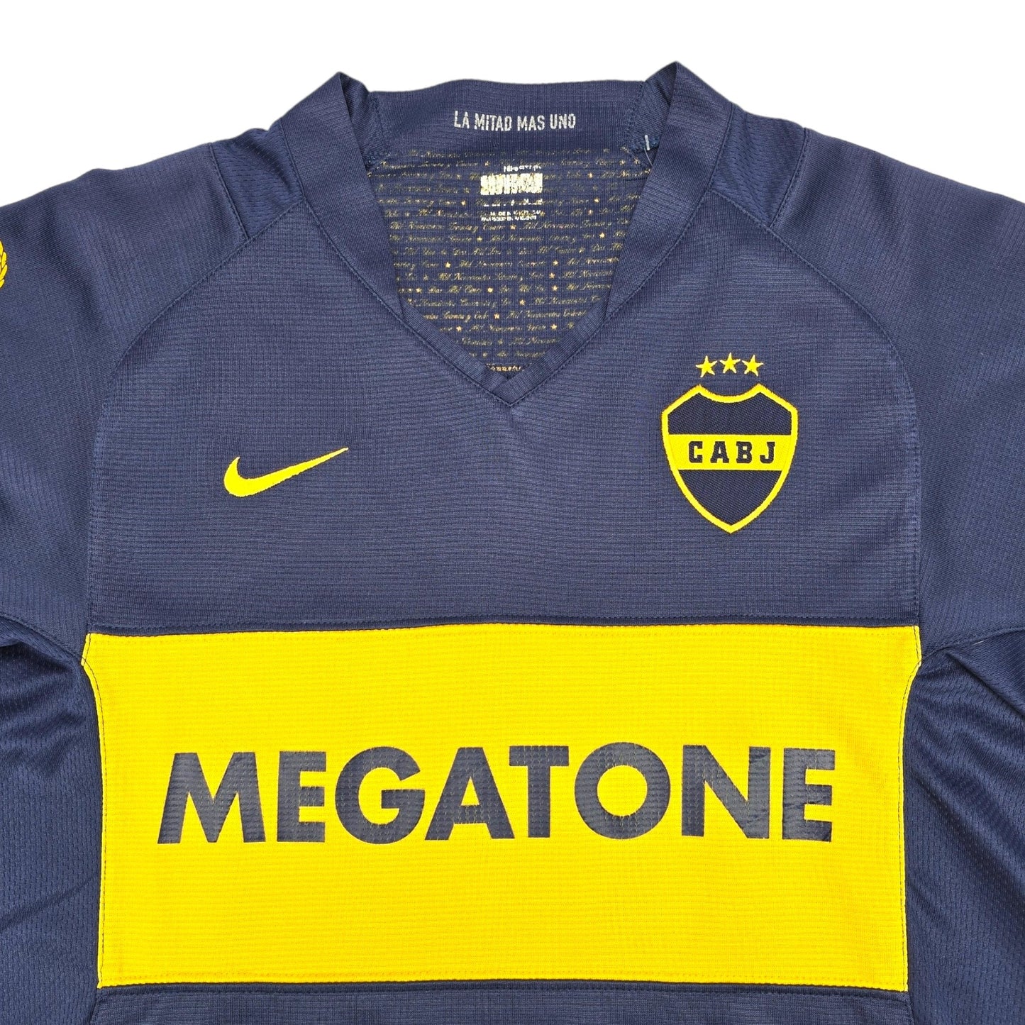 2007/08 Boca Juniors Home Football Shirt (M) Nike