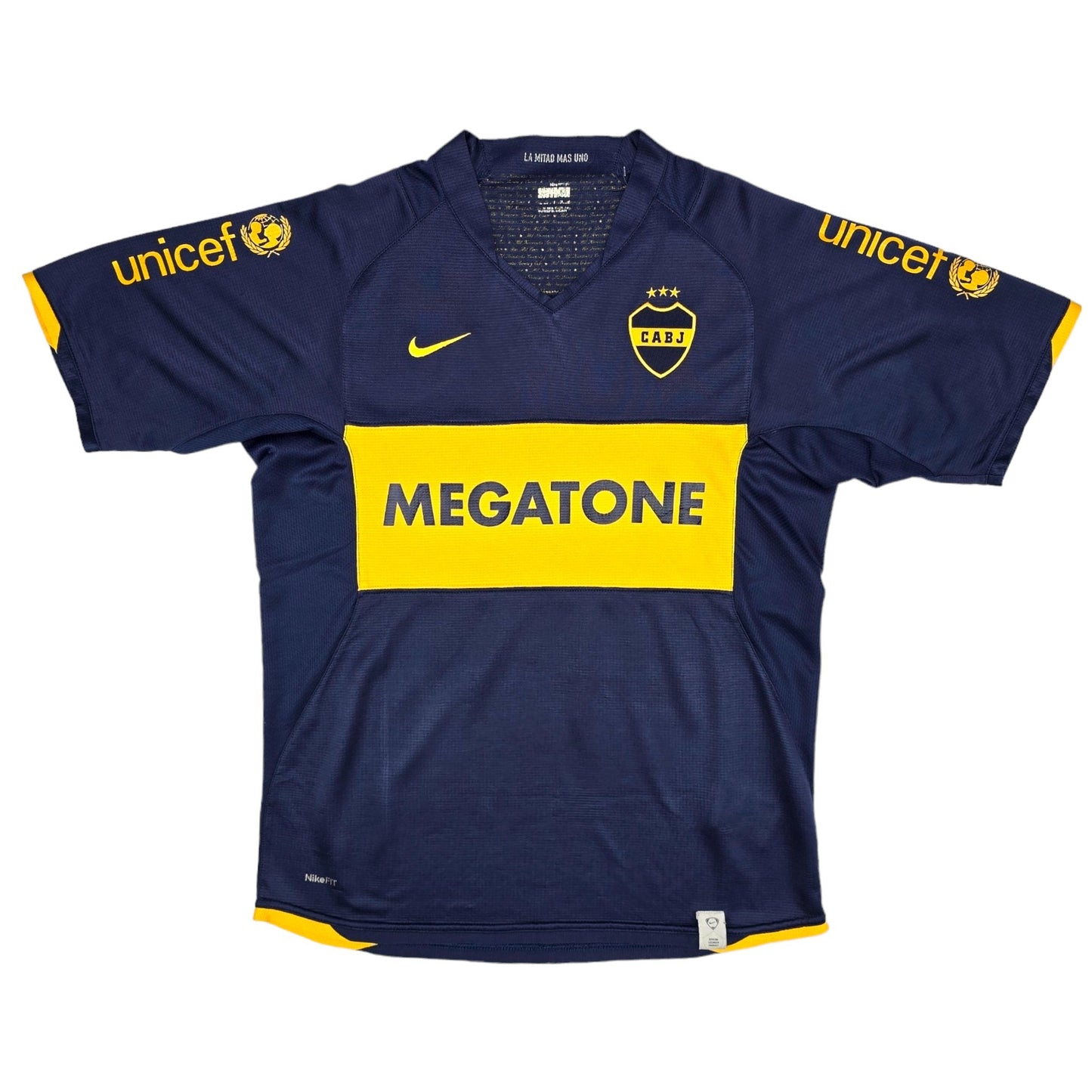 2007/08 Boca Juniors Home Football Shirt (M) Nike