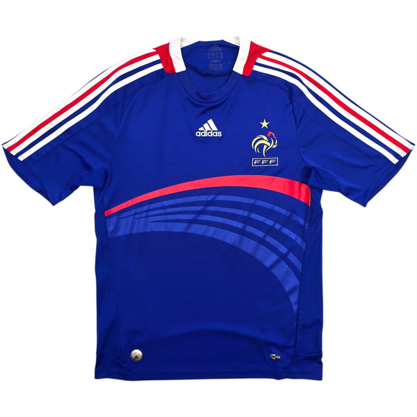 2007/08 France Home Football Shirt (M) Adidas