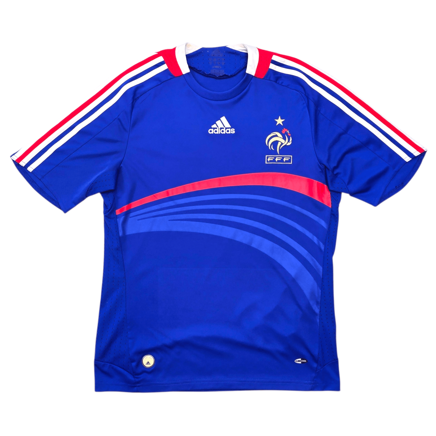 2007/08 France Home Football Shirt (S) Adidas