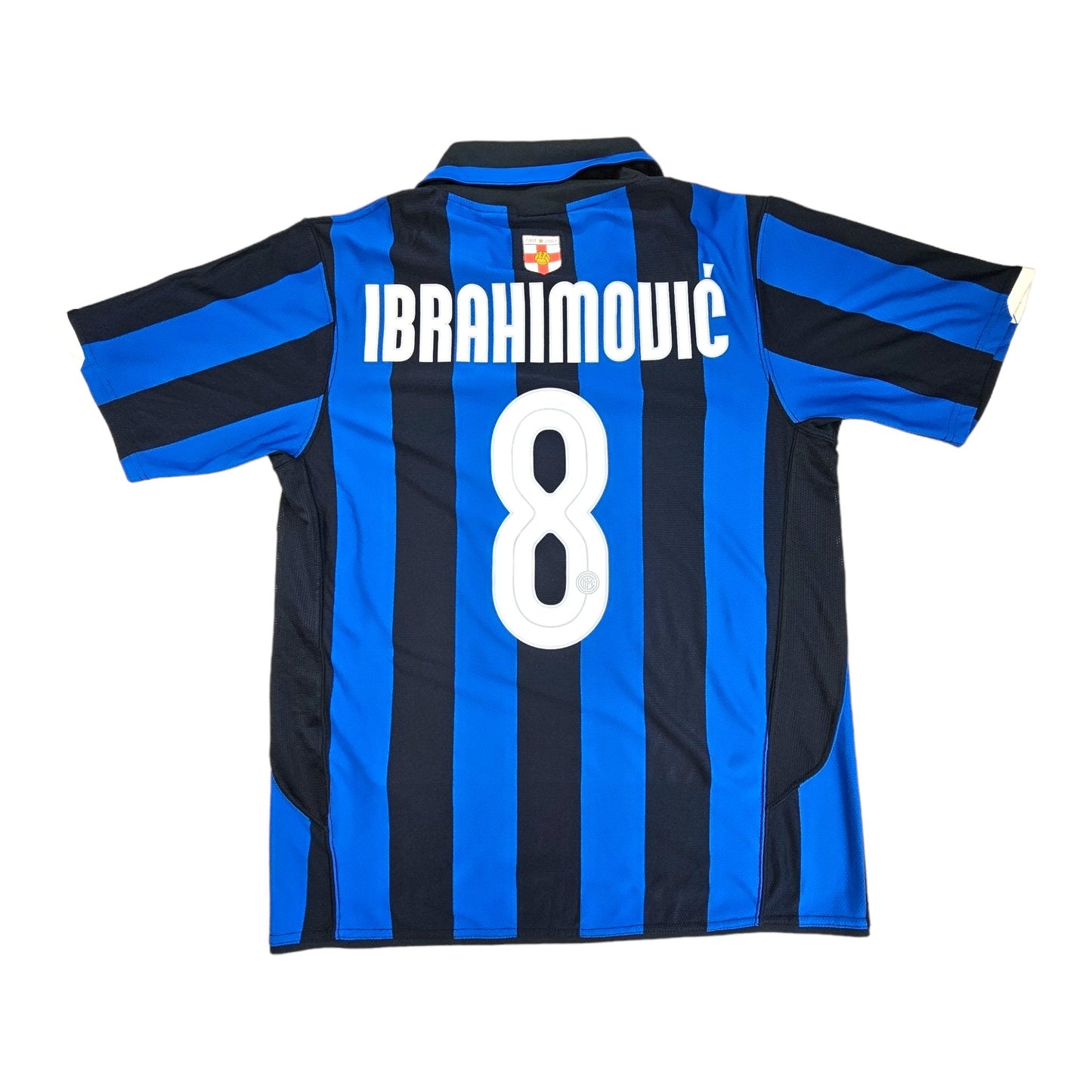 2007/08 Inter Milan Home Football Shirt (M) Nike #8 Ibrahimovic (Centenary)