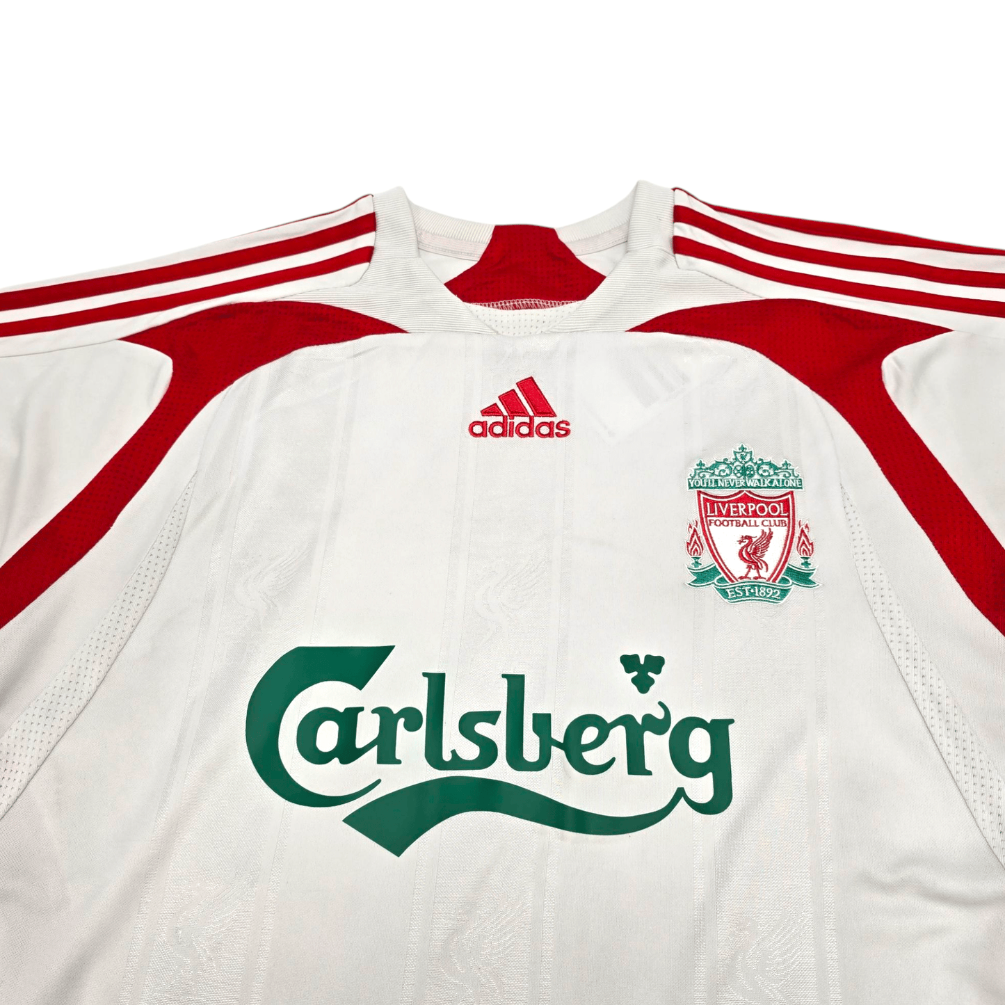 2007/08 Liverpool Away Football Shirt (M) Adidas #14 Alonso