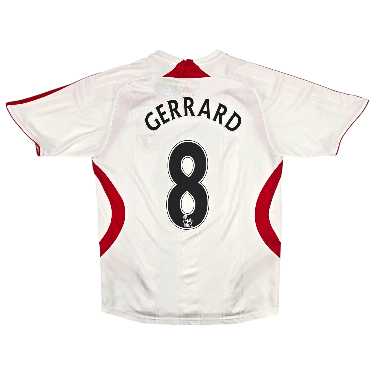 2007/08 Liverpool Away Football Shirt (S) Adidas #8 Gerrard