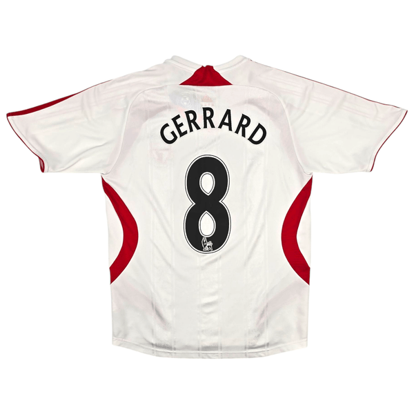 2007/08 Liverpool Away Football Shirt (S) Adidas #8 Gerrard