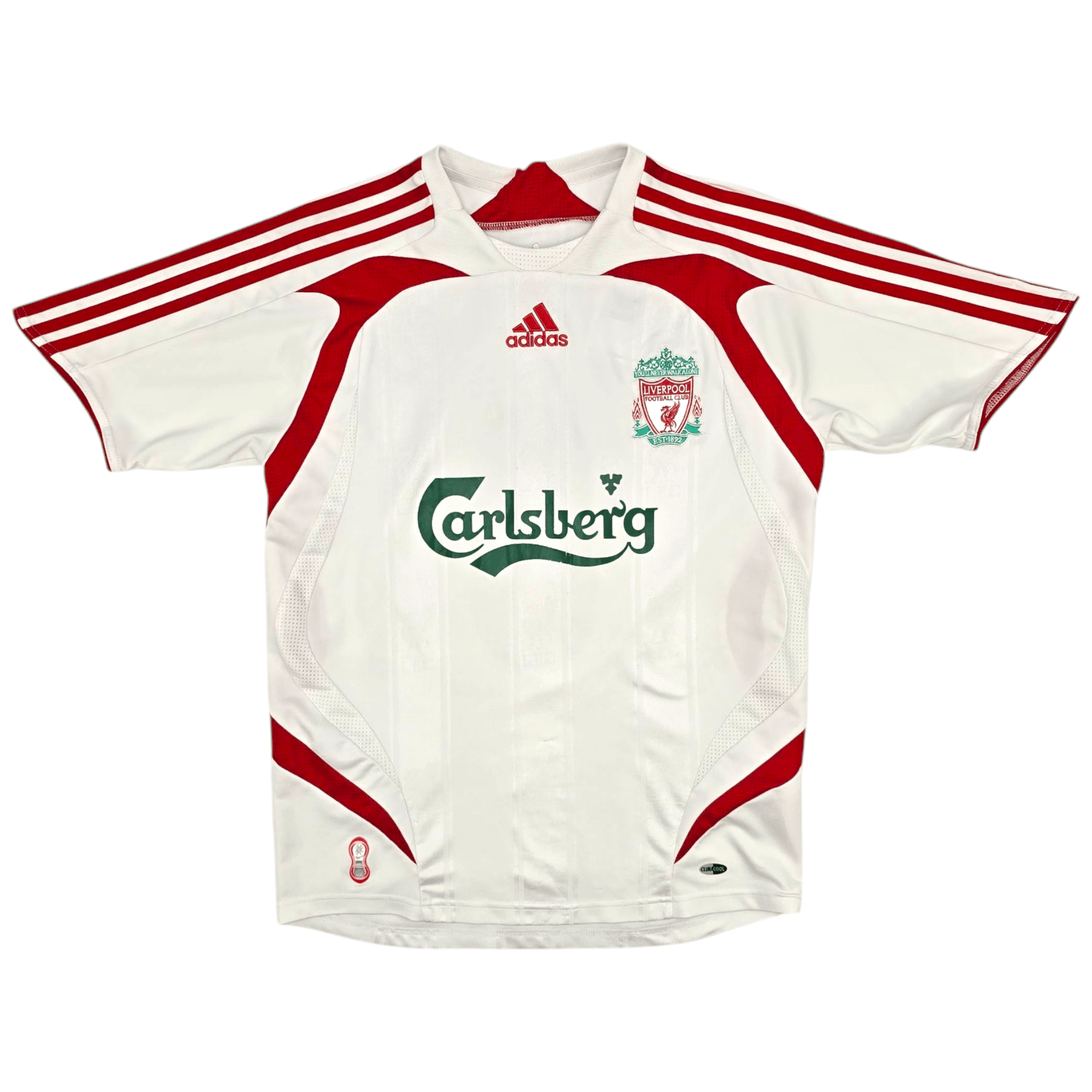 2007/08 Liverpool Away Football Shirt (S) Adidas #8 Gerrard