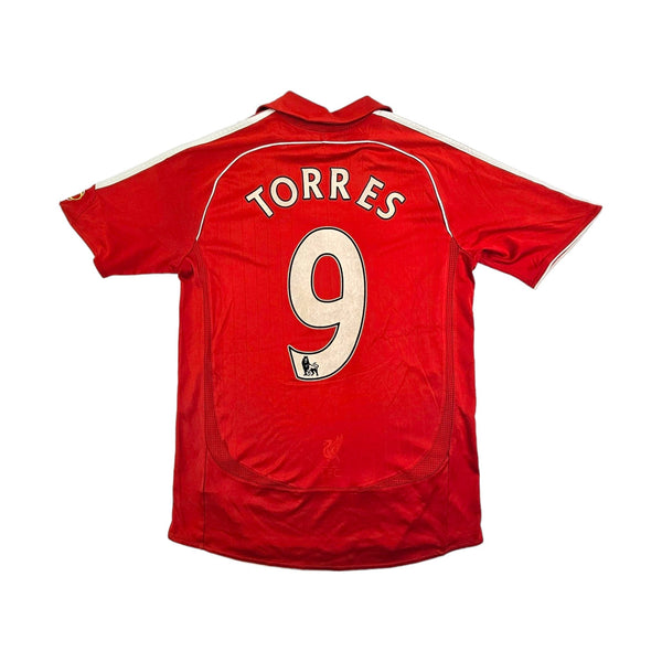 2007/08 Liverpool Home Football Shirt (S) Adidas #9 Torres