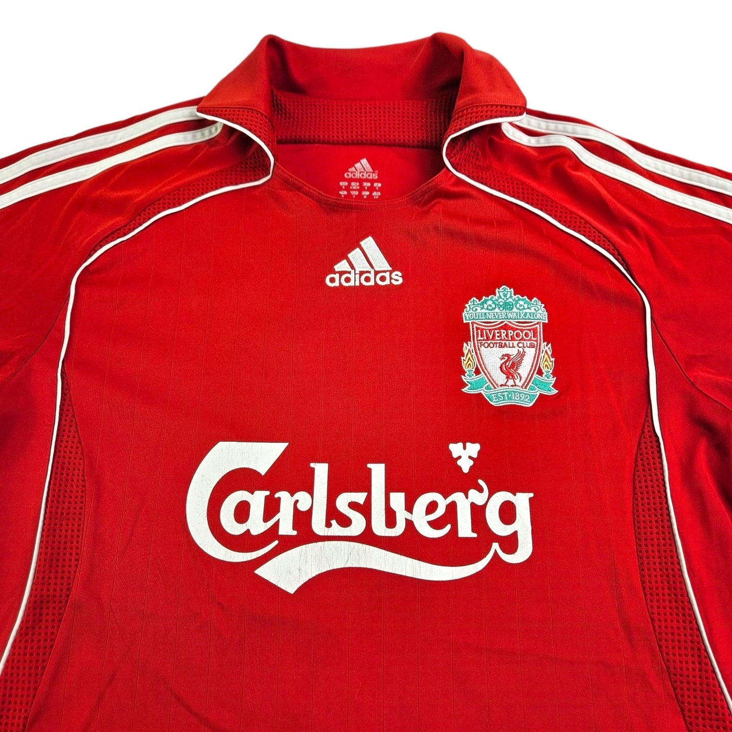2007/08 Liverpool Home Football Shirt (S) Adidas #9 Torres