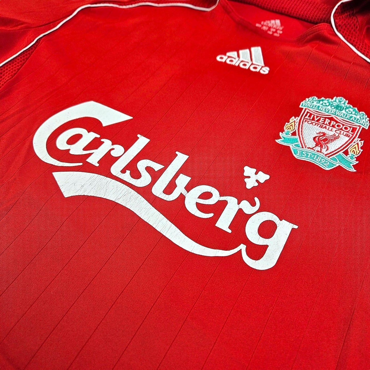 2007/08 Liverpool Home Football Shirt (S) Adidas #9 Torres