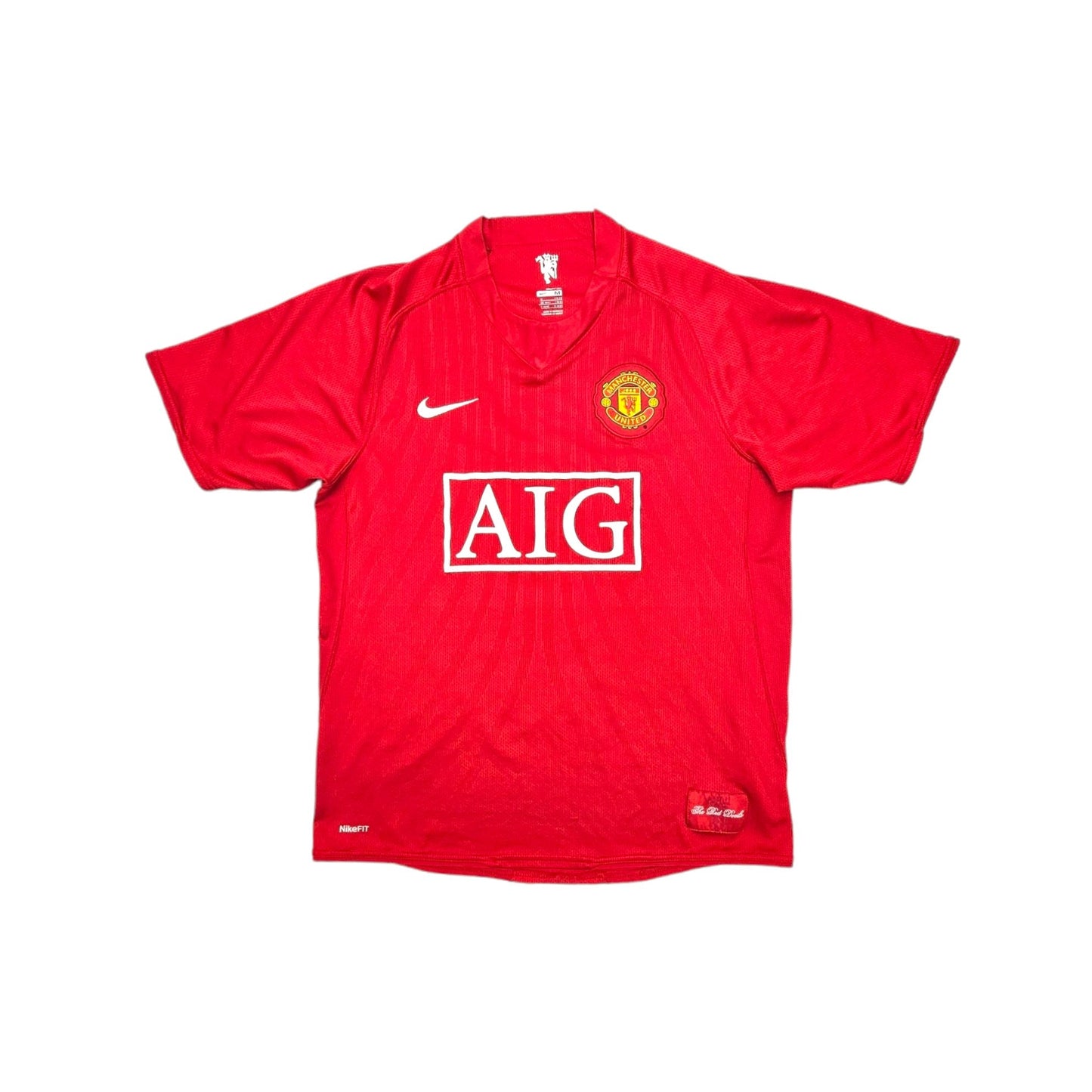 2007/08 Manchester United Home Football Shirt (M) Nike #32 Tevez