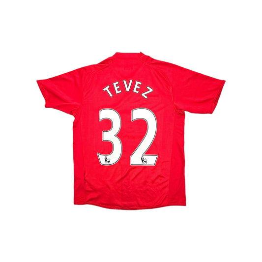 2007/08 Manchester United Home Football Shirt (M) Nike #32 Tevez