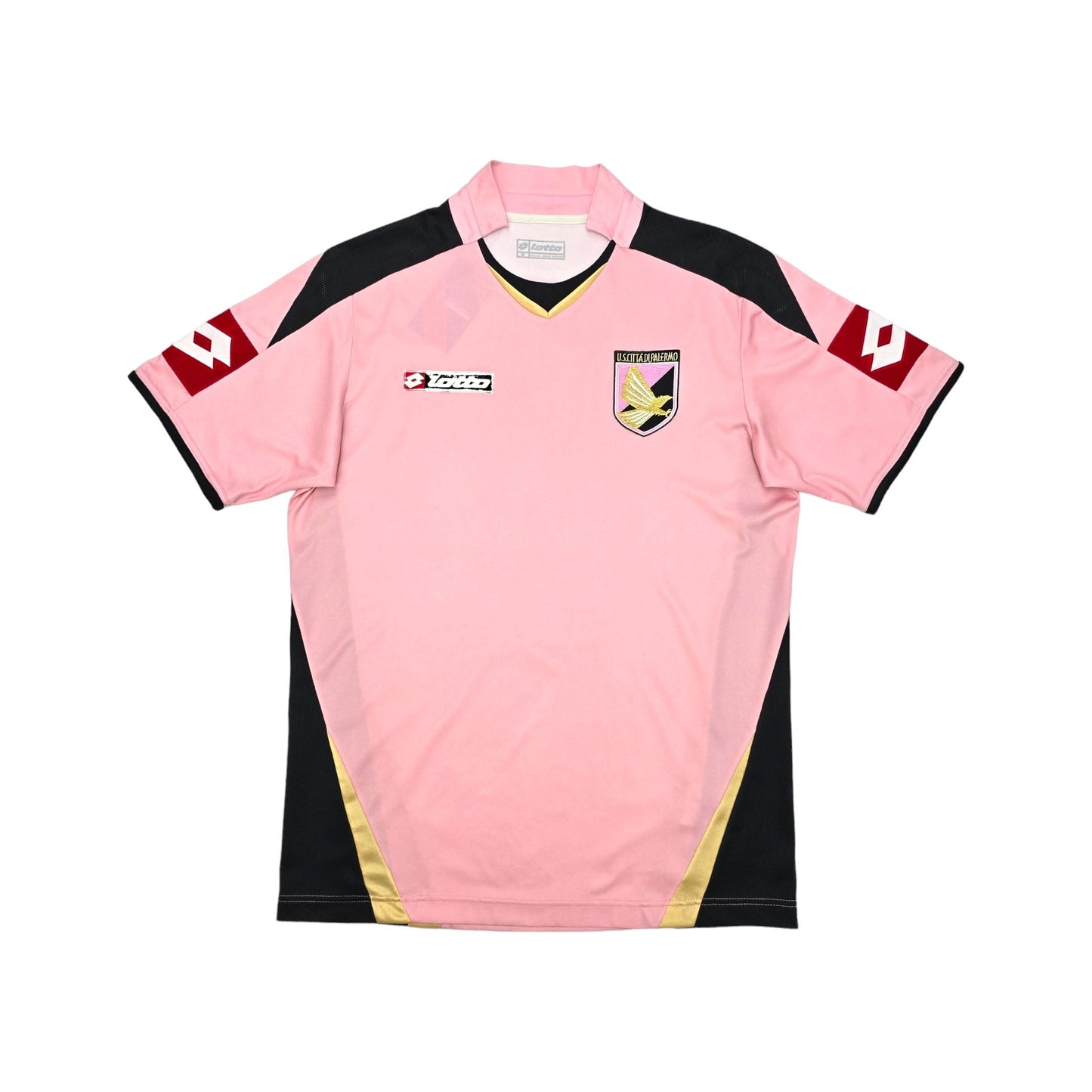2007/08 Palermo Home Football Shirt (M) Lotto #7 Cavani