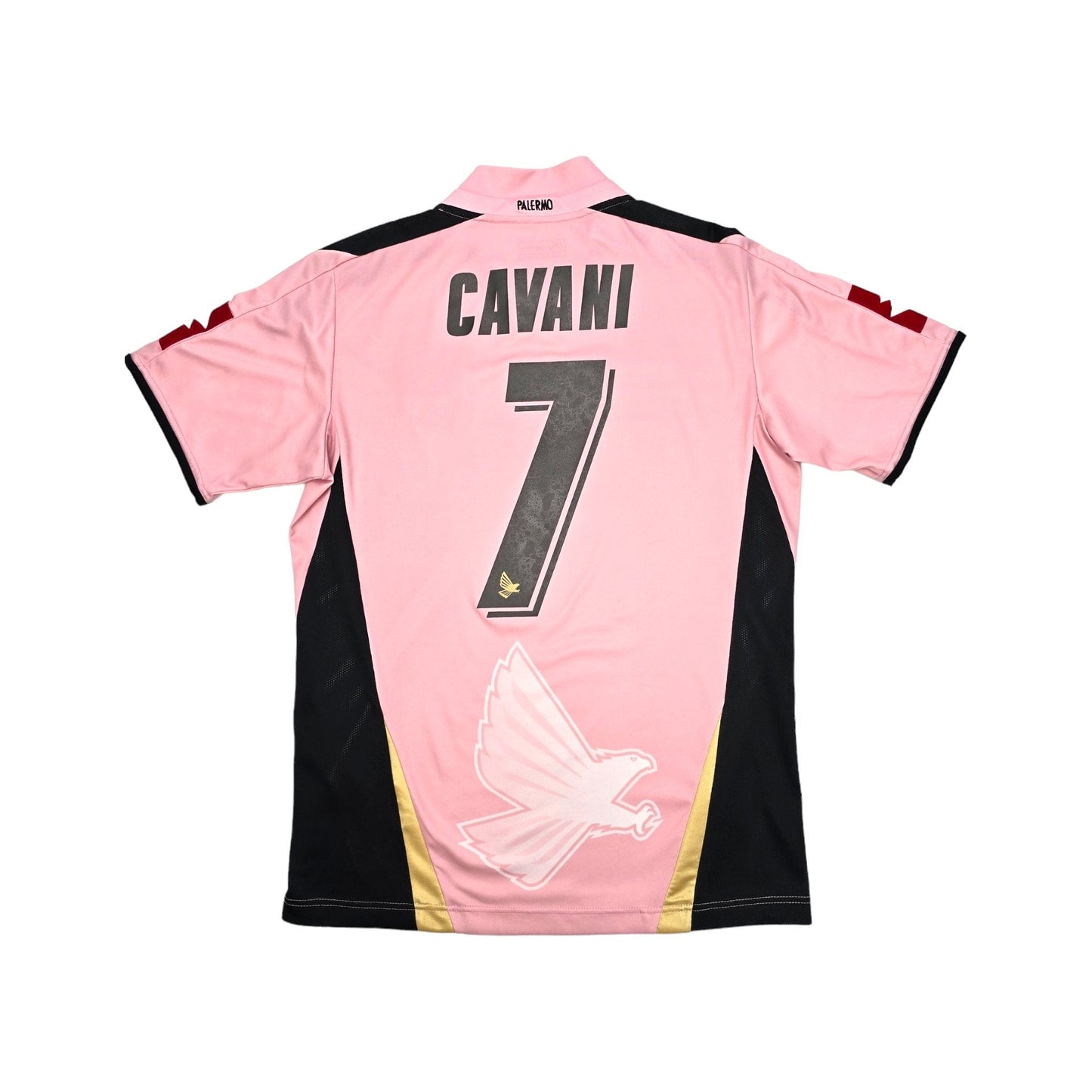 2007/08 Palermo Home Football Shirt (M) Lotto #7 Cavani