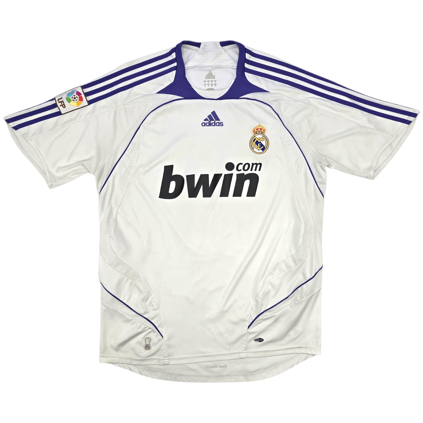 2007/08 Real Madrid Home Football Shirt (L) Adidas #10 Robinho