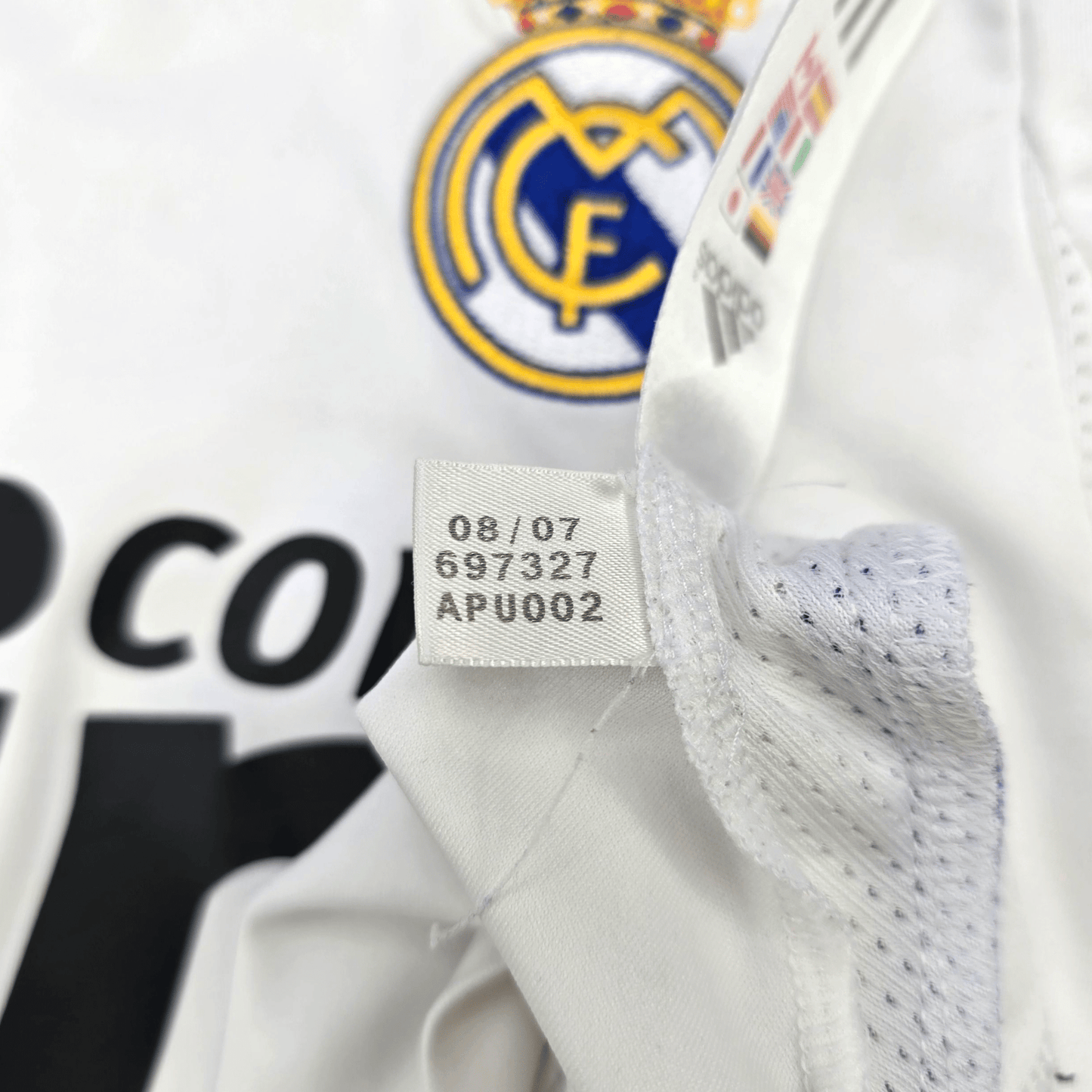 2007/08 Real Madrid Home Football Shirt (L) Adidas #10 Robinho