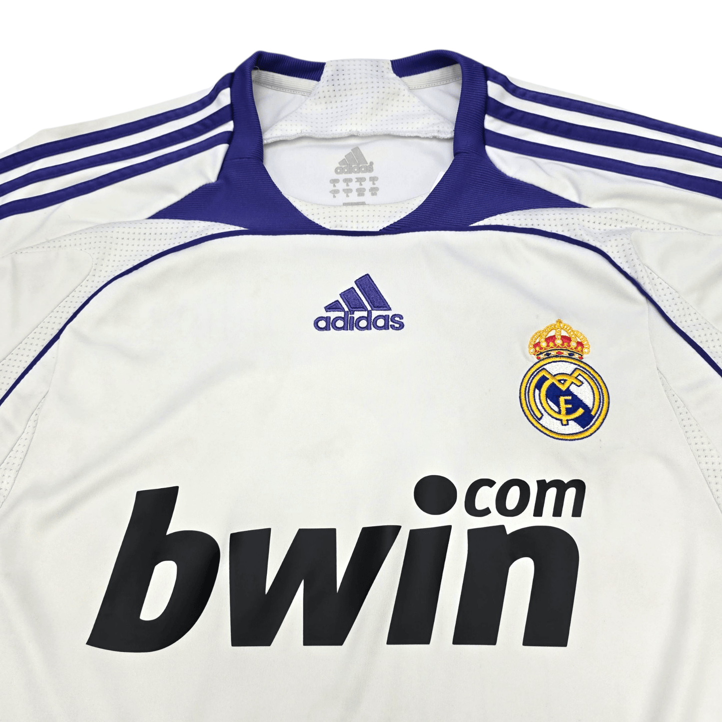 2007/08 Real Madrid Home Football Shirt (L) Adidas #10 Robinho