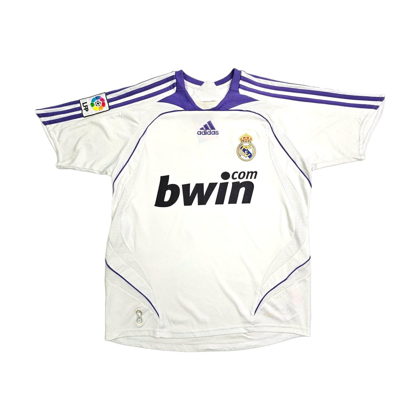 2007/08 Real Madrid Home Football Shirt (S) Adidas #17 v.Nistelrooy