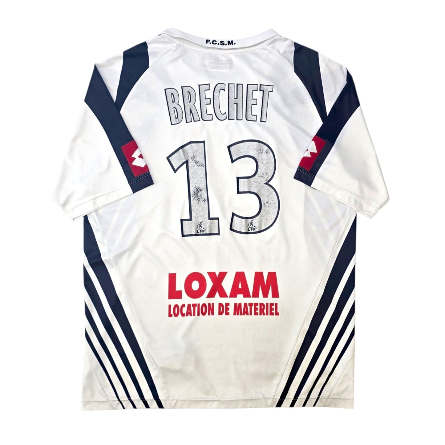 2007/08 Sochaux-Montbeliard Away Football Shirt (2XL) Lotto #13 Brechet