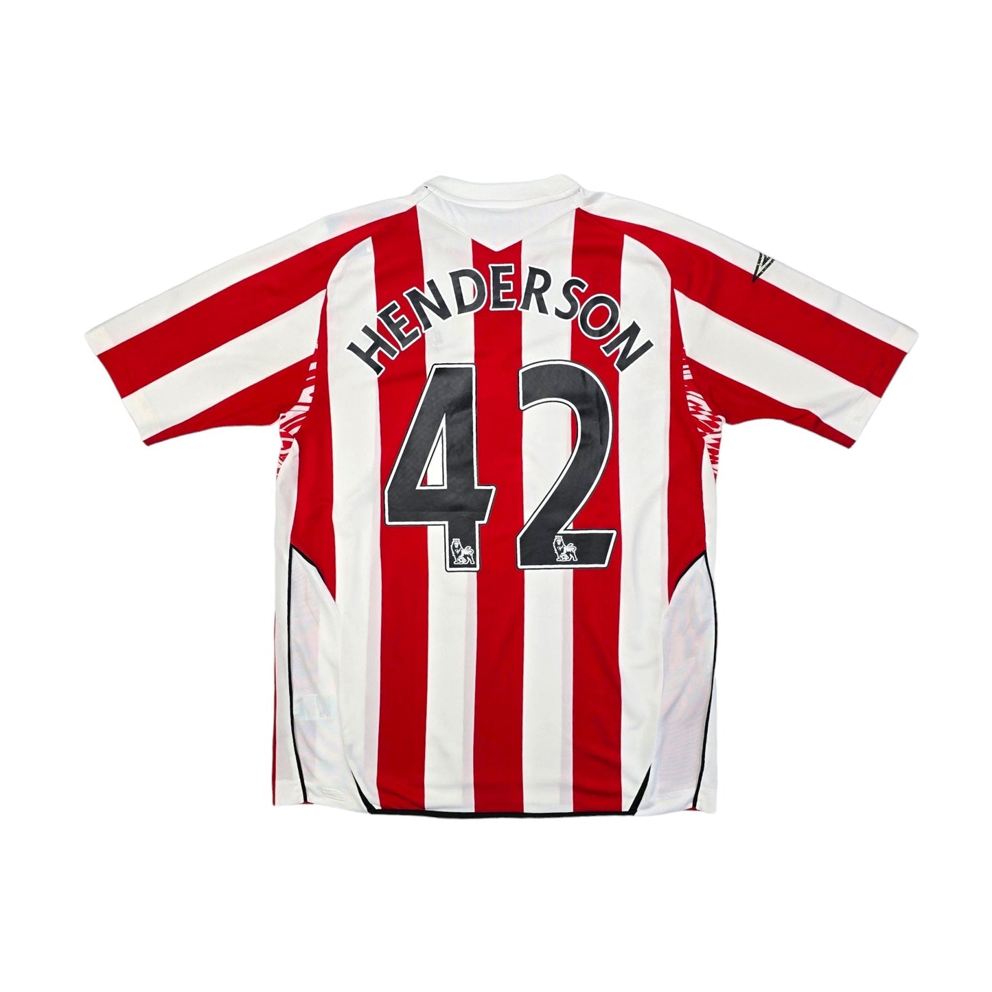 2007/08 Sunderland Home Football Shirt (L) Umbro #42 Henderson