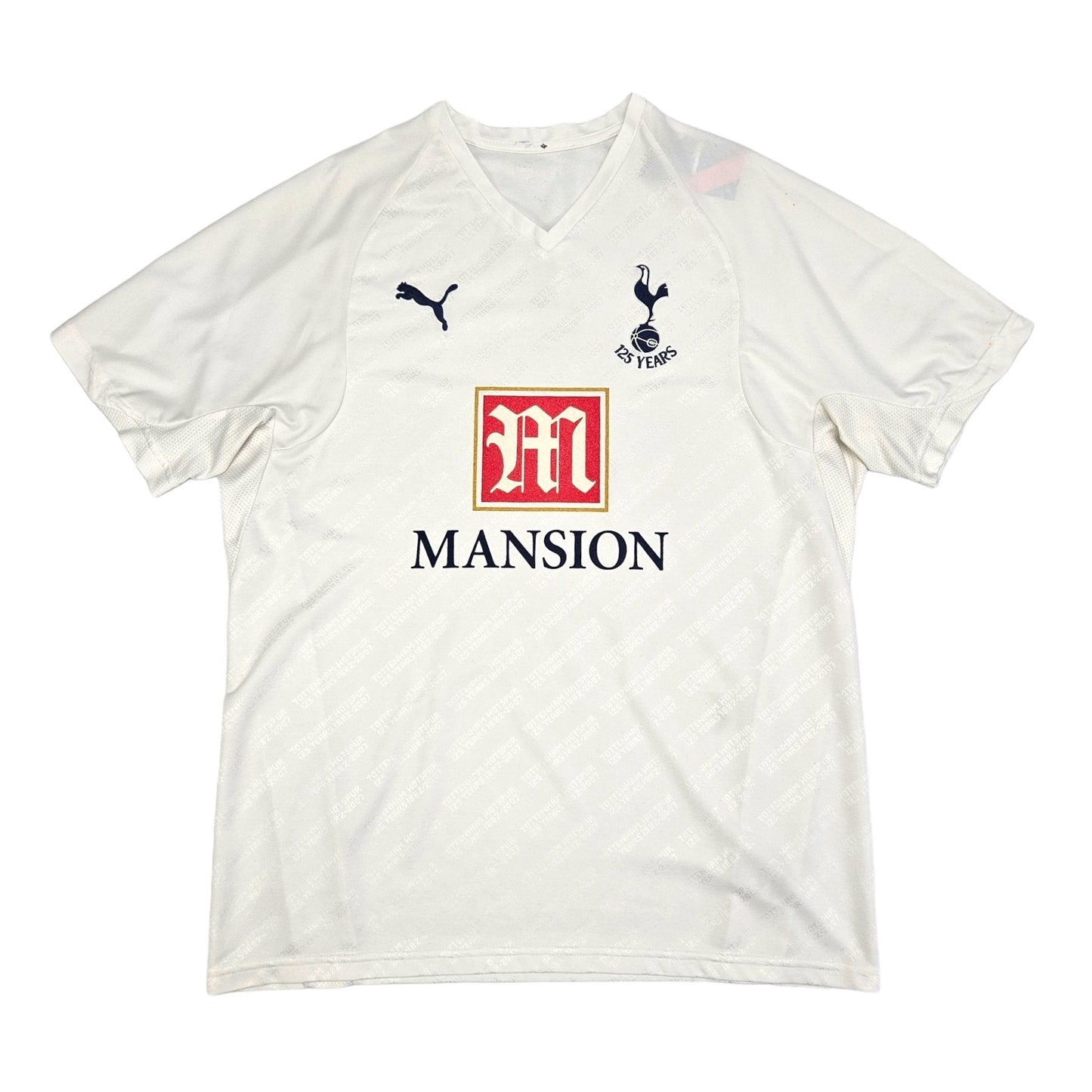 2007/08 Tottenham Hotspur Home Football Shirt (L) Puma #9 Berbatov (125 Years)