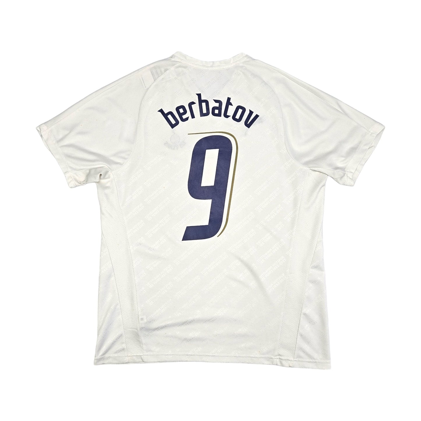 2007/08 Tottenham Hotspur Home Football Shirt (L) Puma #9 Berbatov (125 Years)